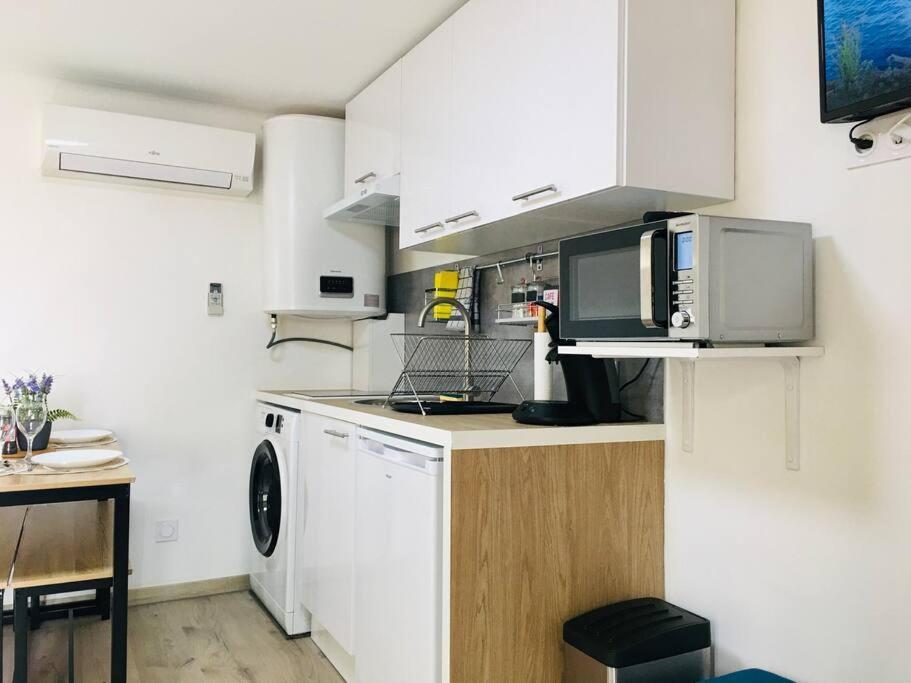 Bleu Lavande 1 - Appartement Cosy Ambiance Village Istres Extérieur photo